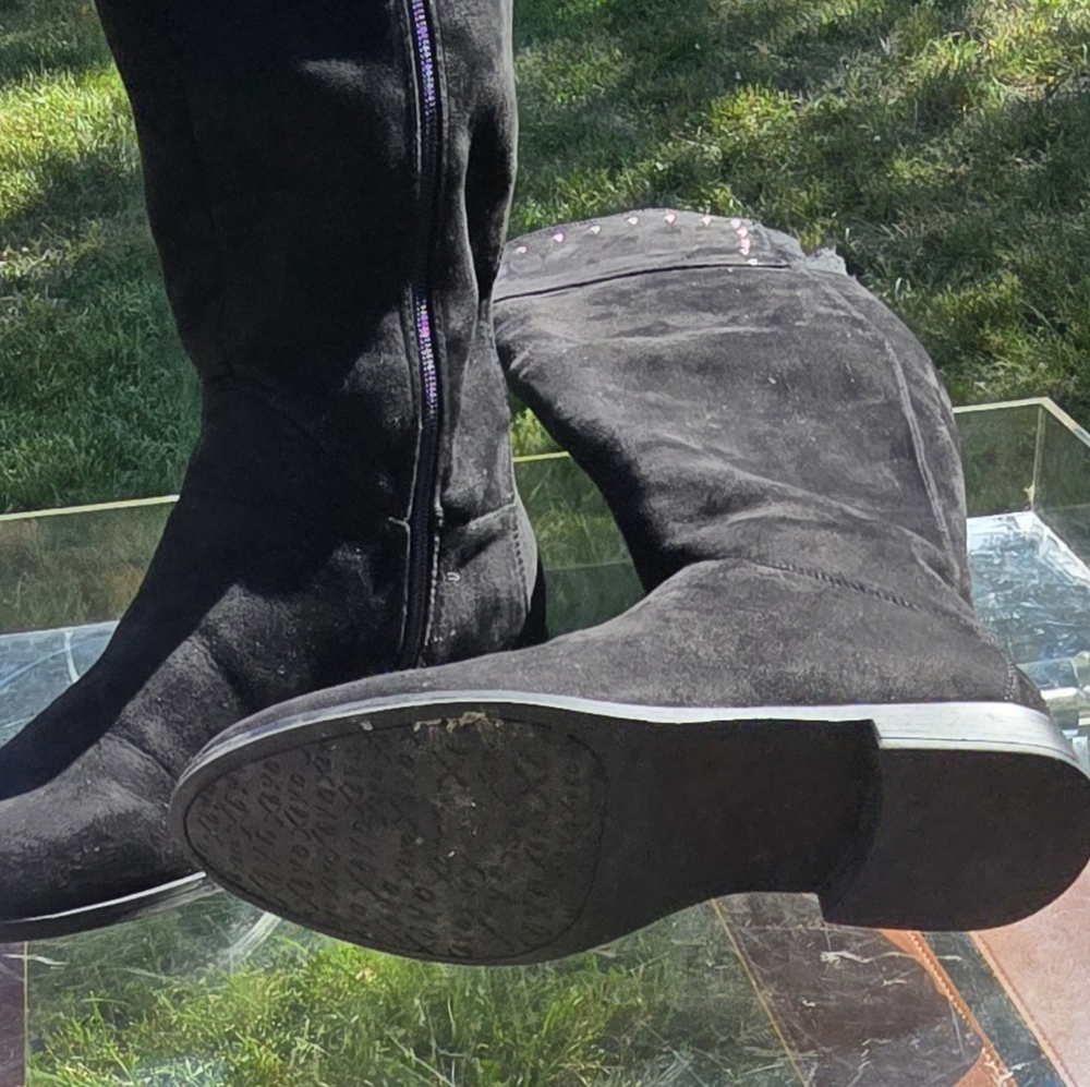 XOXO Travis Black Over The Knee Boots Women’s US 8.5 - Picture 5 of 7